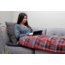 Disc-O-Bed Duvalay with Luxury Memory Foam Sleeping Bag &amp; Duvet, Adults, Lumberjack, Large, 50314