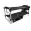 Disc-O-Bed Kid-O-Bunk Sleeping Cots w/ 2 Side Organizers, Black, 30505BO