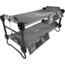 Disc-O-Bed Kid-O-Bunk Sleeping Cots w/ 2 Side Organizers, Gray, 30205BO