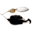 Dixie Dancer Spinnerbait, Tandem Indiana Blades, Black, 3/8oz, DDT03