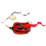 Dixie Dancer Spinnerbait, Tandem Indiana Blades, Brown/Orange, 3/8oz, DDT05