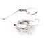 Dixie Dancer Spinnerbait, Tandem Willow Blade, White, 3/8oz, DDW01