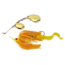 Dixie Dancer Spinnerbait, Tandem Willow Blade, Yellow, 3/8oz, DDW02