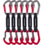 DMM Alpha Sport Quickdraw - 6 Pack, Titanium/Red, 12cm, A526RD-12VWP6