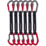 DMM Alpha Sport Quickdraw - 6 Pack, Titanium/Red, 18cm, A526RD-18VWP6