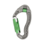 DMM Revolver Locksafe Carabiner, Titanium/Green, A277