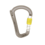 DMM Rhino Screwgate Carabiner, Titanium/Lime, A542