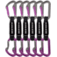 DMM Shadow Quickdraw, Pack of 7, Titanium/Purple, 12cm, A306P-12VWP6