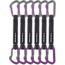 DMM Shadow Quickdraw, Pack of 7, Titanium/Purple, 18cm, A306P-18VWP6