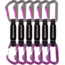 DMM Shadow/Spectre Hybrid Quickdraw - 6 Pack, Titanium/Purple, 12cm, A301-358PR-12P6