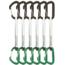 DMM Spectre Quickdraw, 6 Pack, Matt Grey/Green, 18 cm, A358-18GRAP6