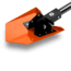 DMOS Compact Delta Shovel, Orange, 32716
