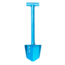 DMOS Mini Nomad Shovel, Blue, 32705