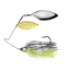 Dobyns D-Blade Beast Series Spinnerbaits, Willow/Willow Blade, 3/8oz, Shad Chartreuse Shimmer, BST 3/8 B12 WIL/WIL