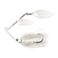Dobyns D-Blade Beast Series Spinnerbaits, Willow/Willow Blade, 1/2oz, White on White, BST 1/2 B05 WIL/WIL