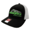 Dobyns FlexFit Mesh Hat - Mens, Black/White/Green, L/XL, BLK/WHT GRN FLEX L/XL