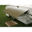 DOMETIC 188.691 9100 Power Patio Awning With Polar White Weathershield, Sandstone Linen Fade, 10ft, 915NS10.000B