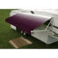 DOMETIC 188.721 9100 Power Patio Awning With Polar White Weathershield, Maroon Linen Fade, 10ft, 915NV10.000B