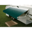 DOMETIC 188.731 9100 Power Patio Awning With Polar White Weathershield, Meadow Green Linen Fade, 10ft, 915NW10.000B