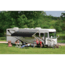 DOMETIC 8500 Manual Patio Awning With Black Weathershield, Onyx Linen Fade, 10ft, 848NR10.300U