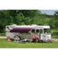 DOMETIC 8500 Manual Patio Awning With Polar White Weathershield, Maroon Linen Fade, 10ft, 848NV10.400B