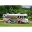 DOMETIC 8500 Manual Patio Awning With Polar White Weathershield, Sandstone Linen Fade, 16ft, 848NS16.400B