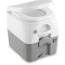 DOMETIC SeaLand 975 Portable Toilet 5.0 Gallon - Grey w/Brackets, 301097506