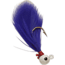 Double-O Tackle Company Flu-Flu Jig, 1/32 oz, Sz 8 Hook, White/Purple, 62106