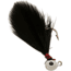 Double-O Tackle Company Flu-Flu Jig, 1/64 oz, Sz 10 Hook, White/Black, 61102