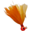 Double-O Tackle Company Flu-Flu Jig, 1/64 oz, Sz 8 Hook, Orange/Orange &amp; Yellow, 61737