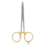 Dr. Slick Straight Scissor Clamp, Gold, 5 1/2in, SNH55G
