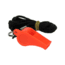 DT Systems Super-Pro Training Whistle / Nylon Lanyard, Orange, 80042