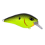 Duckett Fishing BD 1.5 Squarebill Crankbait, Chartreuse Black Back, 1.5, BD1.5-CBLB