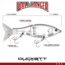 Duckett Fishing Wall Hanger Glide Hard Bait