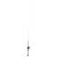 Duckett Fishing Pro-Driven Baitcasting Combo, White/Black, 7ft, DFPC70MH-C