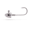 Duckett Fishing Subtle Head w/ Eye 3/0 Hook, 4 Pieces, Unpainted, 1/4 oz. 3/0 Hook, BDSTH 1/4 3/0