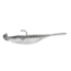 Duckett Fishing Sway Head w/ Eye 2/0 Hook, 4 pieces, Unpainted, 1/4 oz. 2/0 Hook, BDSH 1/4 2/0