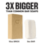 Duke Cannon Supply Co Sawtooth Big Ass Brick Of Soap, Tan, Small, BSBA-SWTH10