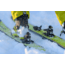 Dynafit Hoji Free 110 Ski Boots, White/Lime Punch, 26.5, 08-0000061909-31909-26.5