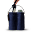 High Camp Flasks Double Barrel Caddy, Gunmetal, One Size, orox-canvas-caddy