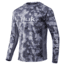 HUK Performance Fishing Icon X KC Refraction Camo Hoodie - Mens, Storm, Small, H1200287-039-S
