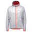 GOREWEAR Mens R5 GORE-TEX INFINIUMTM Insulated Running Jacket in White/Fireball Large Slim fit Windproof 12E0179C, 100665-01AY-XL