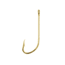 Eagle Claw 1x Long Shank Hook,Offset,Ringed Eye,Forged,Gold 108AH-1