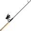 Eagle Claw 2.5 Series 6'6in Medium Action 2 Piece Spinning Combo Size 20 Reel, Black/Red, EC1S66MF2C