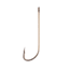 Eagle Claw 2x Long Shank Hook,Offset,Ringed Eye,Forged,Bronze,A-Pack Hooks 072A-8