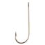 Eagle Claw Aberdeen Hook,Non-Offset,Ringed Eye,Light Wire,Bronze,100-Box Hooks 214-4