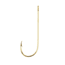 Eagle Claw Aberdeen Hook,Non-Offset,Ringed Eye,Light Wire,Gold,R-Pack 202R-8