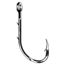 Eagle Claw Baitholder Hook,Offset,Ringed Eye,2 Slices,Forged,Nickel,A-Pack Hooks 189A-1/0