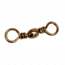 Eagle Claw Barrel Swivel,Resealable,Brass,Size 7 01111-007