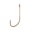 Eagle Claw Baitholder Hook,Offset,Ringed Eye,2 Slices,Forged,Bronze,A-Pack Hooks 186A-10